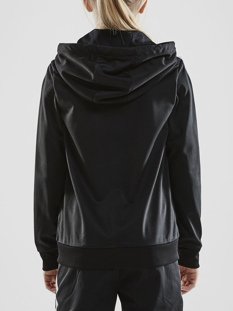 Craft - Pro Control Hood Jacket Jr Black/White 122/128