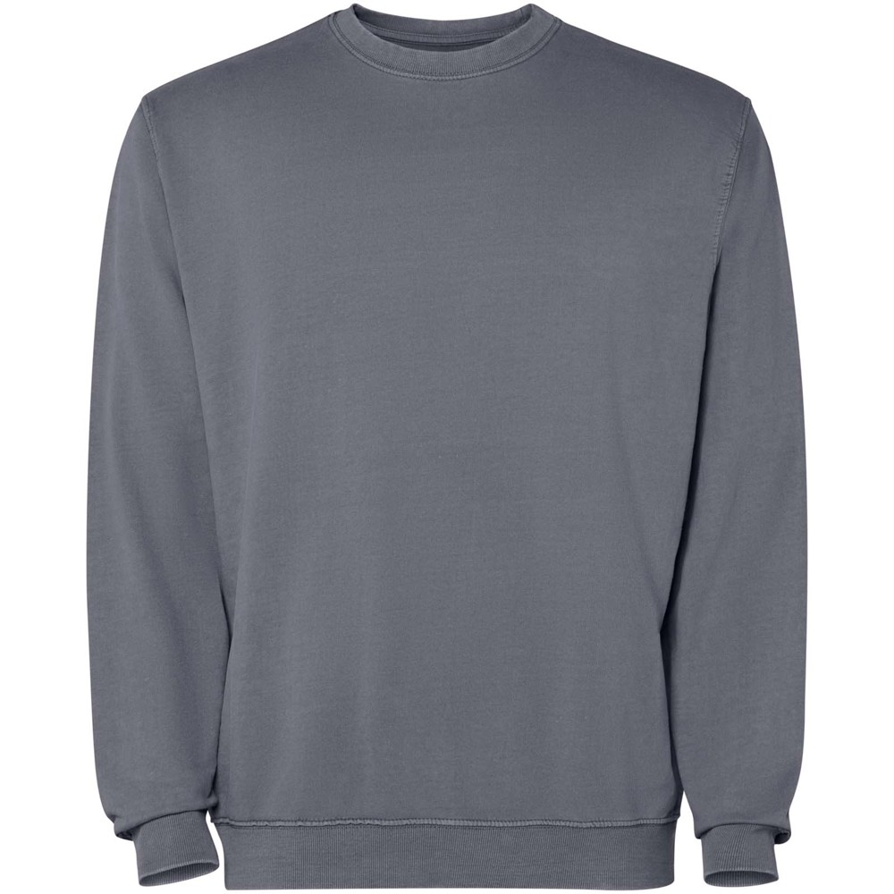Jaya 250 g/m² unisex trui met ronde hals - Donkergrijs
