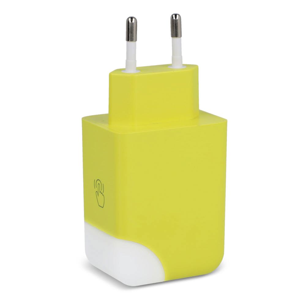 Xoopar Ice-G 65W GaN stroomadapter - Geel