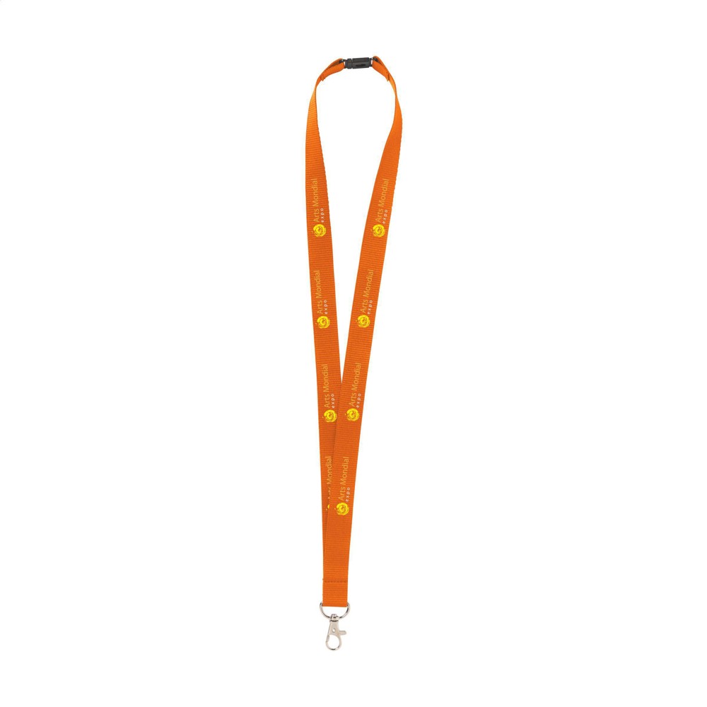 KeyCord Budget Safety 2 cm lanyard - oranje (± PMS 1505)