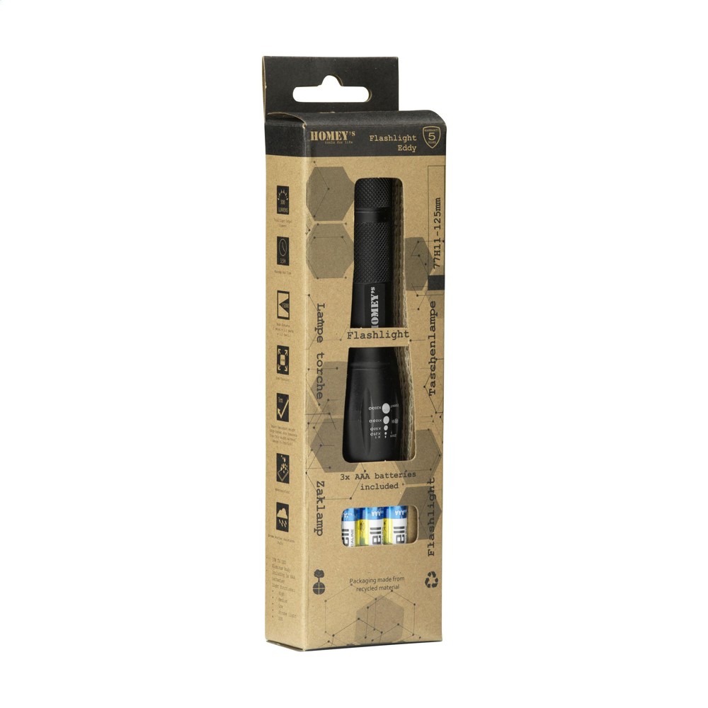 Homey's Eddy DIY Flashlight zaklamp