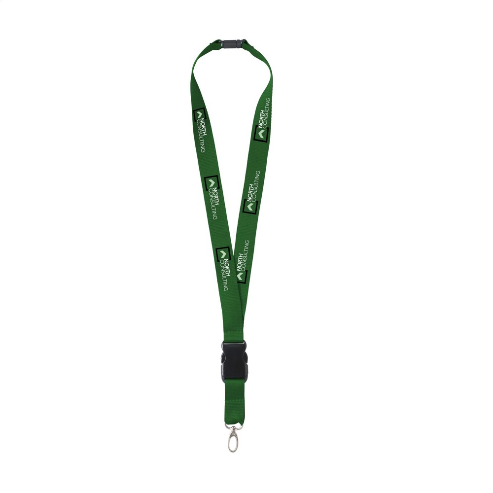 KeyCordSafety 2,4 cm lanyard - groen (± PMS 348)