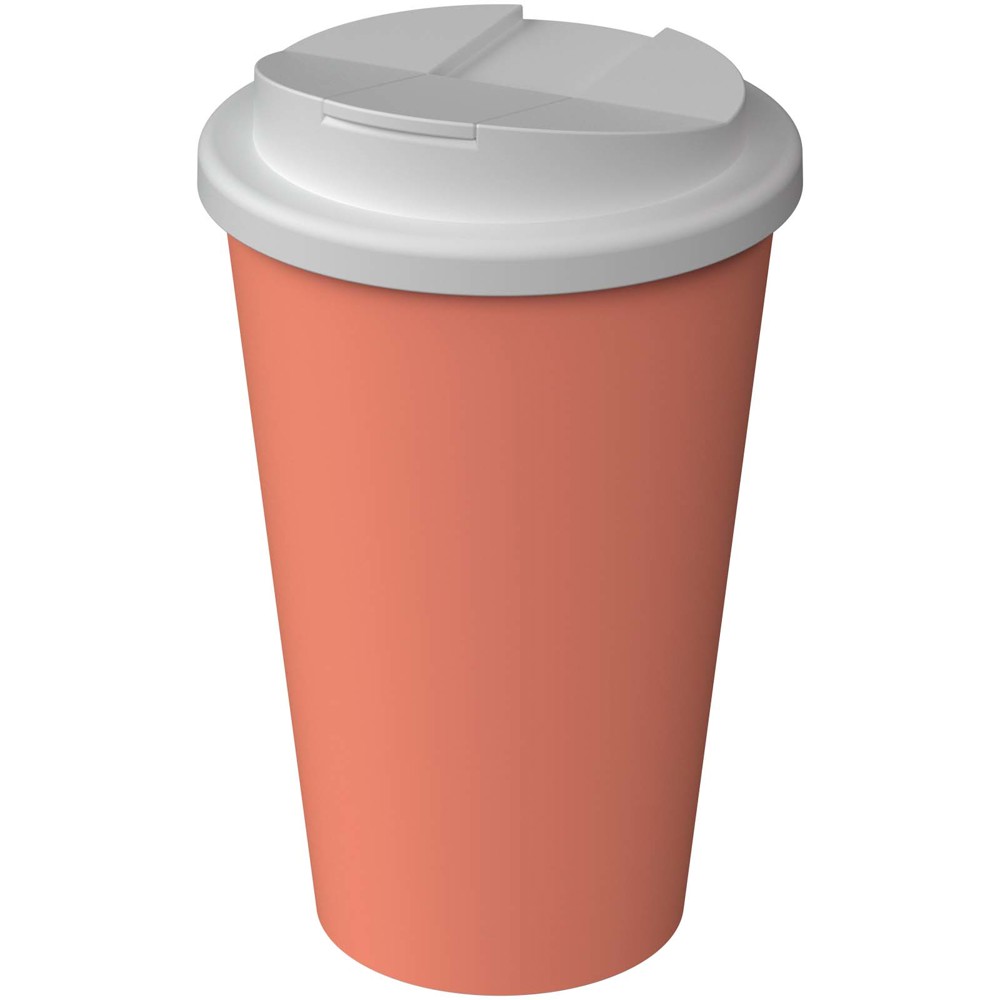Americano® Infiniti geïsoleerde beker van 350 ml met morsbestendig deksel - Koraal