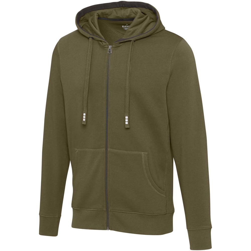 Arora 300 g/m² unisex hoodie met ritssluiting - Bosgroen