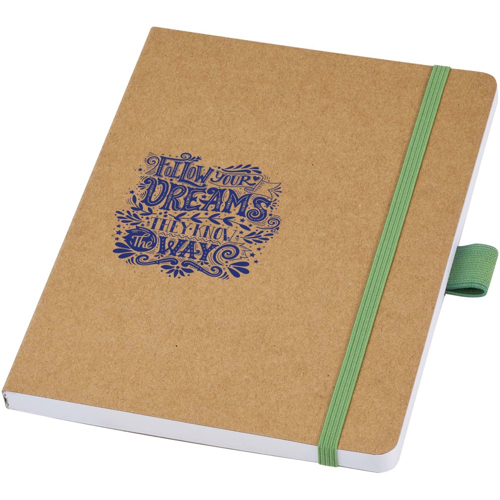 Berk notitieboek van gerecycled papier