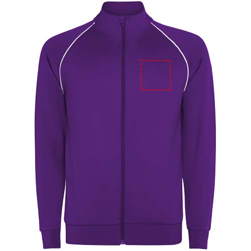 Valier herensweatshirt met doorlopende rits