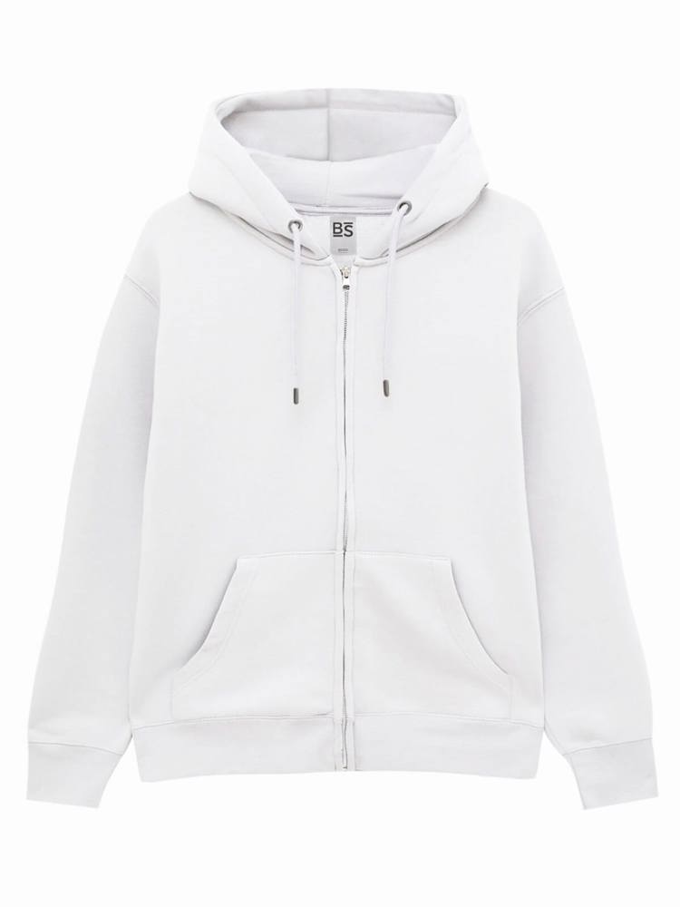 BS Chili full zip hoodie, 280 gr/m² - Wit (WHITE)
