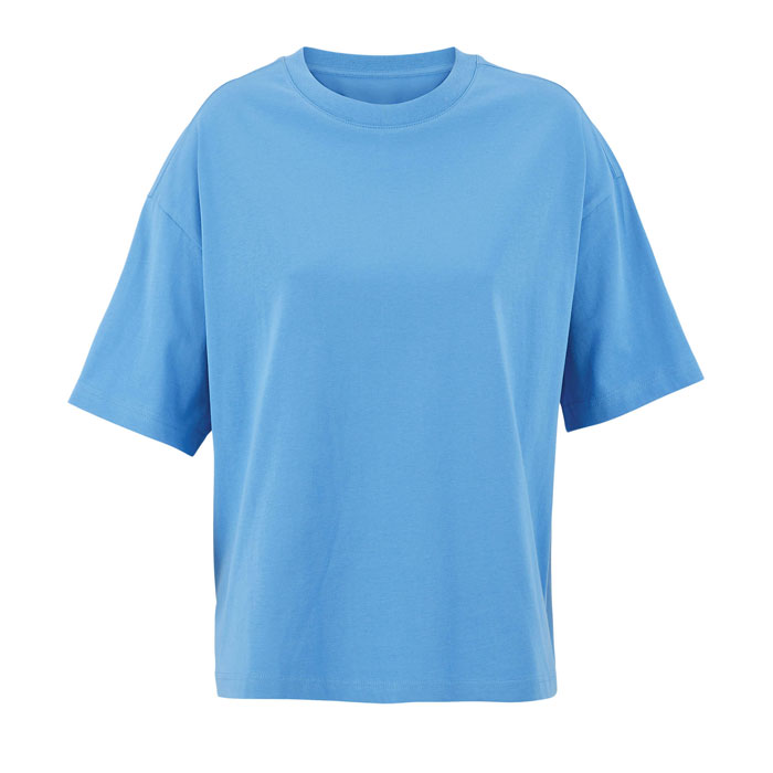 BOXY WOMEN - BOXY OVERSIZE T-SHIRT DAMES - Azure