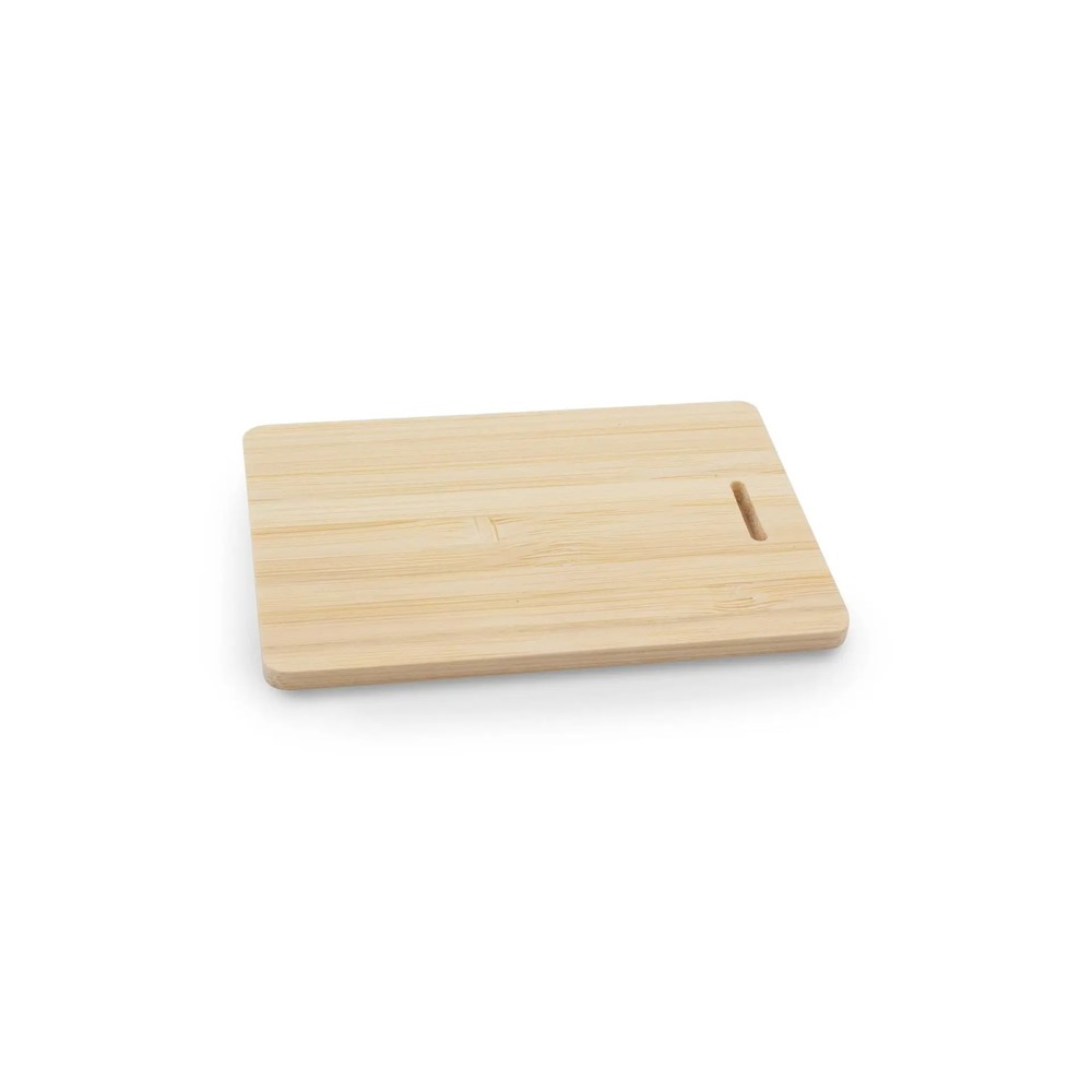 Eco Luggage Tag Bamboo- Bruin