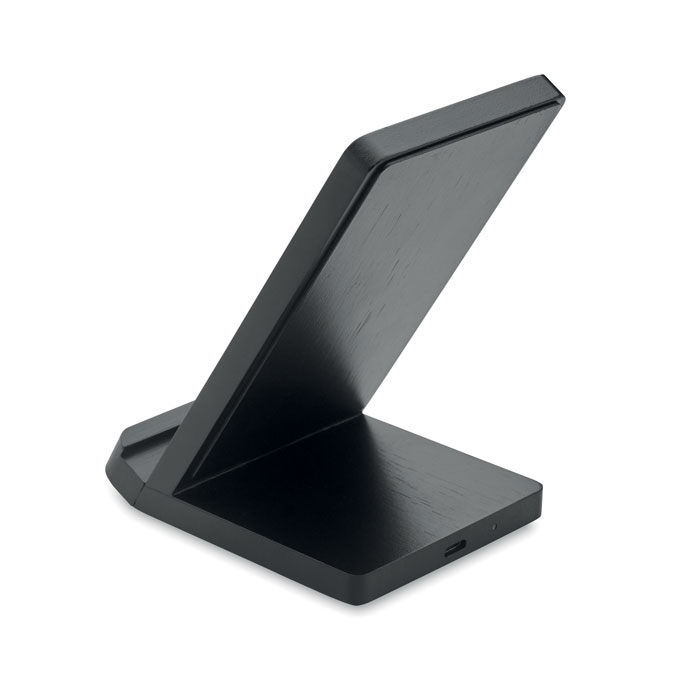WIRESTAND - Draadloze bamboe oplaadstation