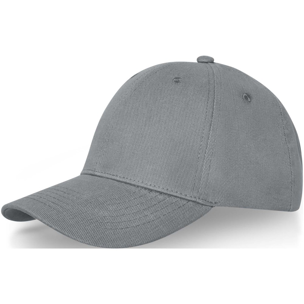 Davis 260 g/m² 6 panel cap - Grijs