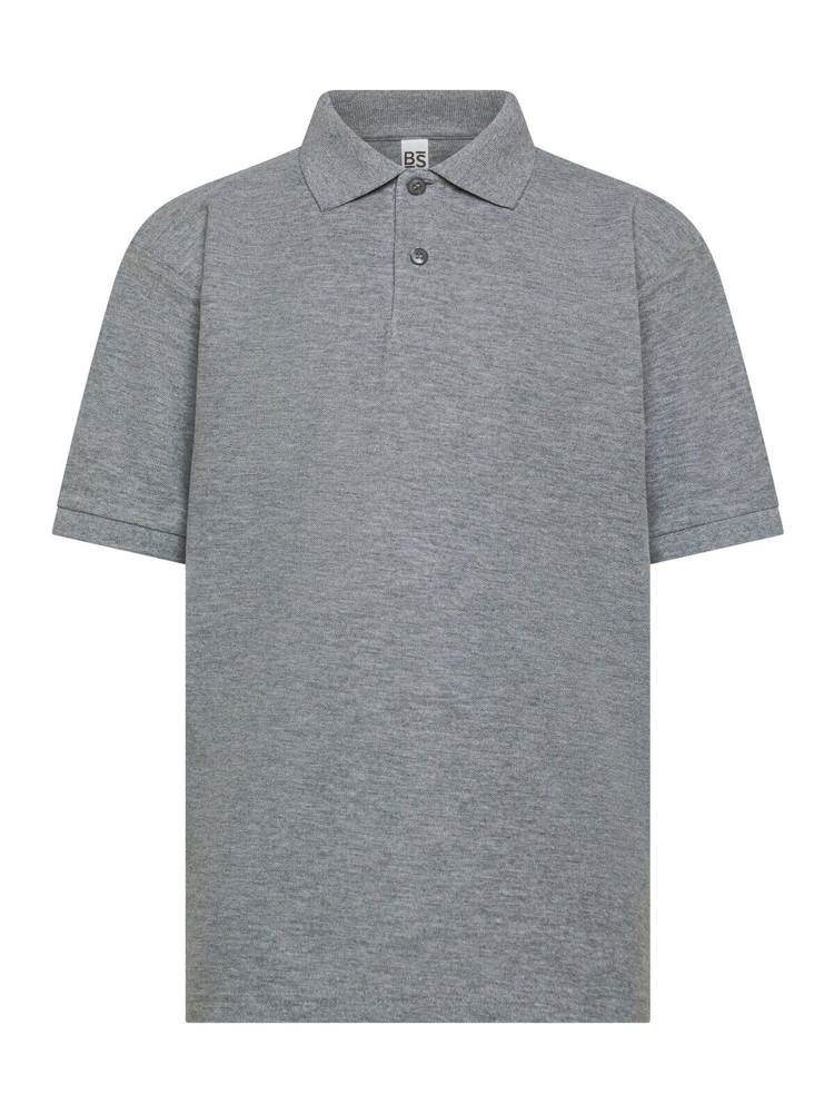 BS Evolution kids polo, 180 gr/m² - Grijs melee (PMS Cool Grey 7C)