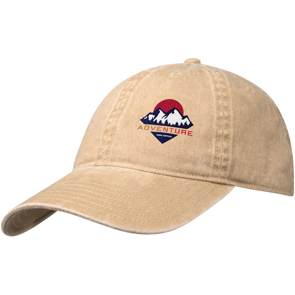 Grafton 270 g/m² 6 panel gewassen cap
