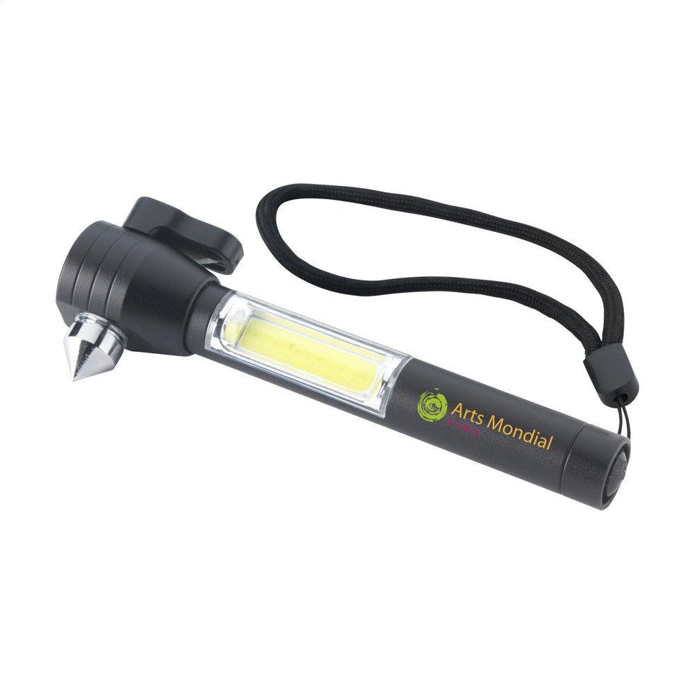RescueHammer COB veiligheidshamer - zwart (± PMS Black)
