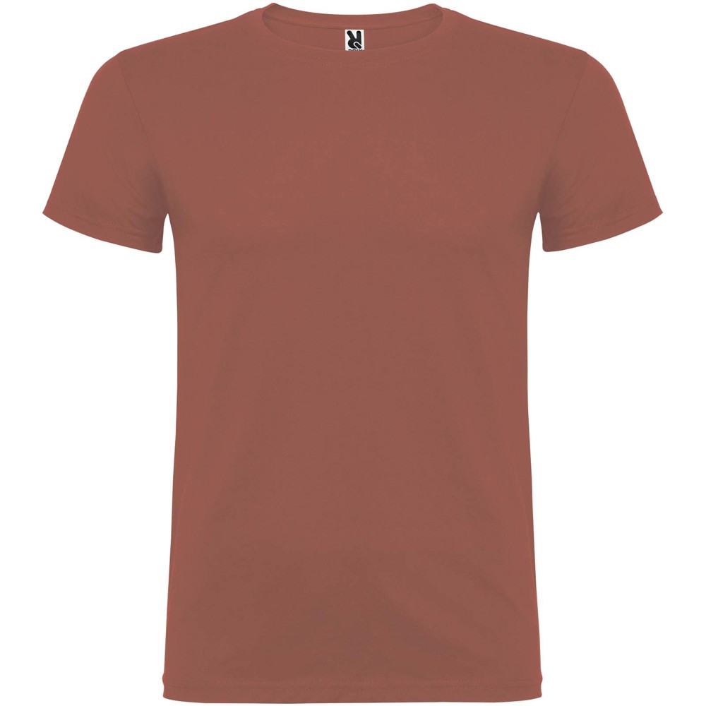 Beagle 155 g/m² herenshirt met korte mouwen - Baksteenrood