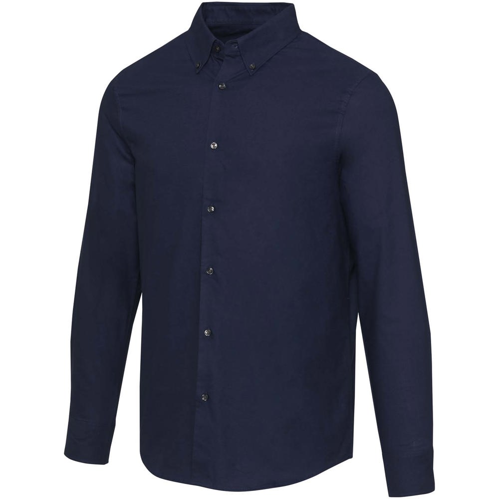 Sphene 165 g/m² oxford herenoverhemd - Marineblauw