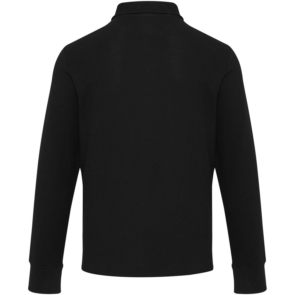 Apollo 245 g/m² uniseks half-zip poloshirt met lange mouwen