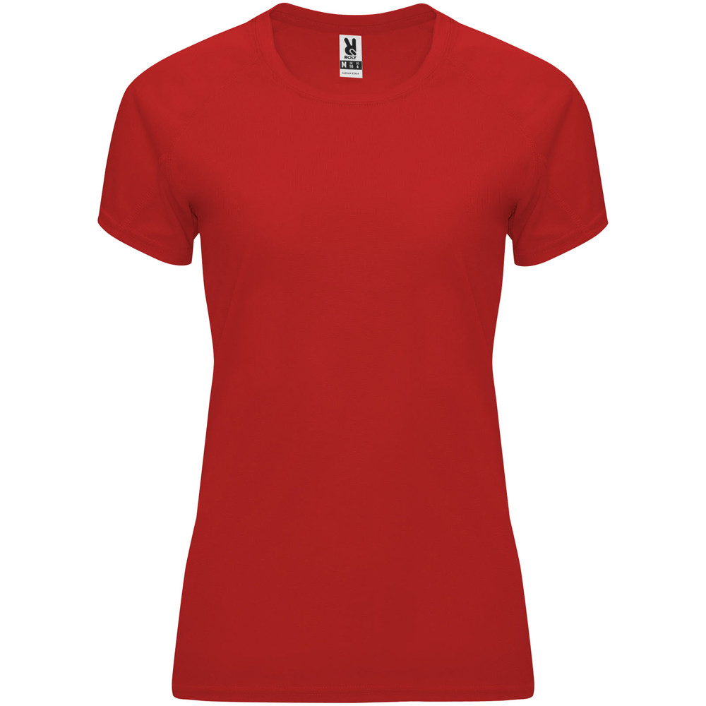 Bahrain 135 g/m² sportshirt met korte mouwen voor dames - Rood