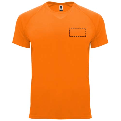 Bahrain 135 g/m² sportshirt met korte mouwen voor kinderen