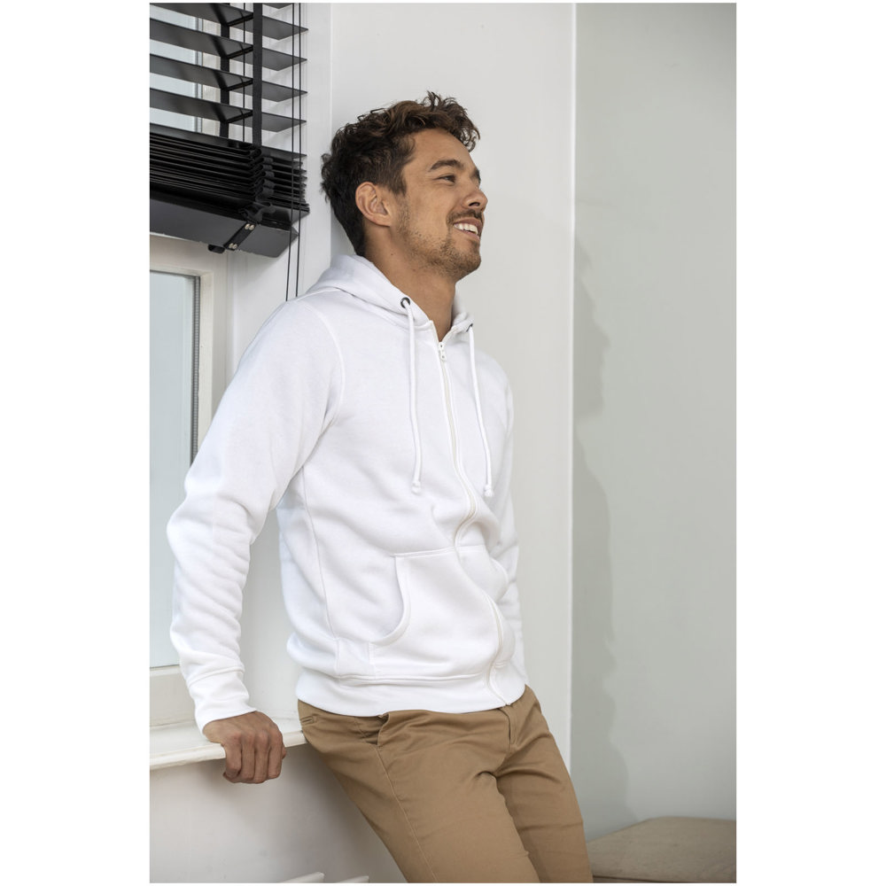 Charon 240 g/m² heren hoodie met ritssluiting