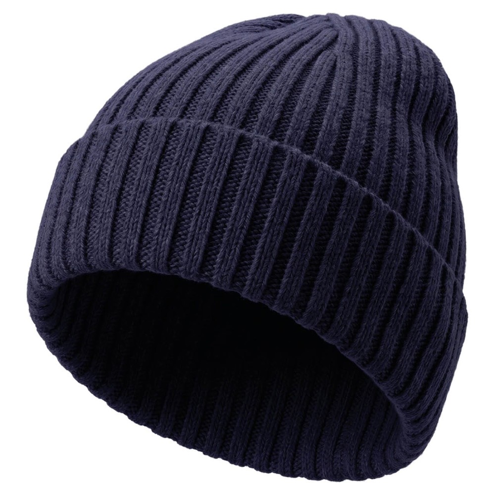 Nilton's Gebreide muts, 15% Merinowol - Navy (PMS533C) / Navy