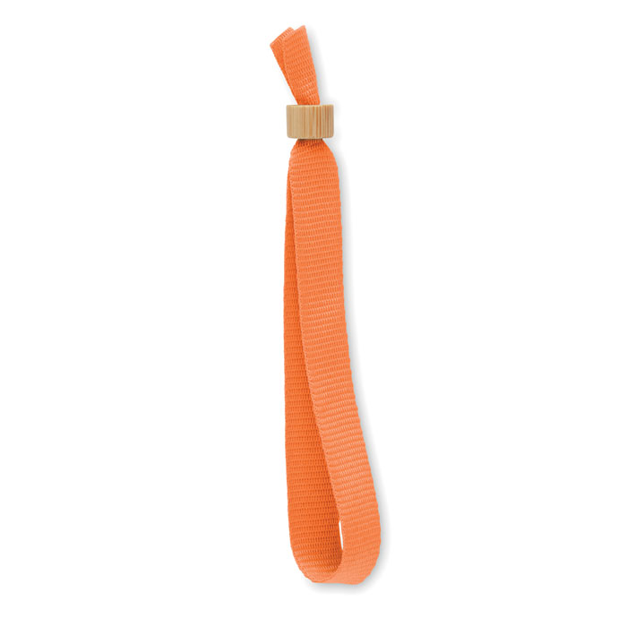 FIESTA - RPET polyester polsband - Oranje