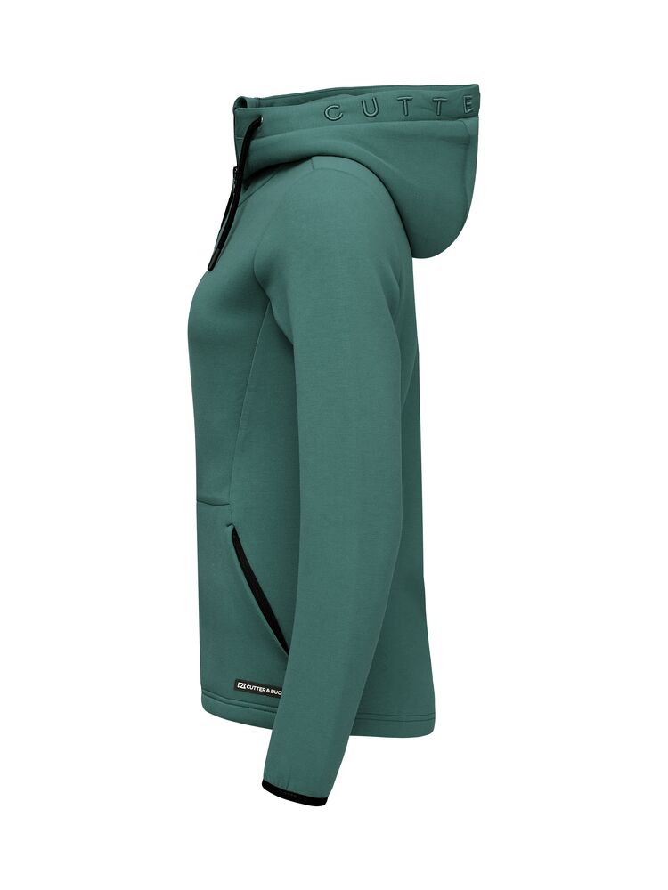 Cutter & Buck - Pemberton Hood Dames Dennengroen XS