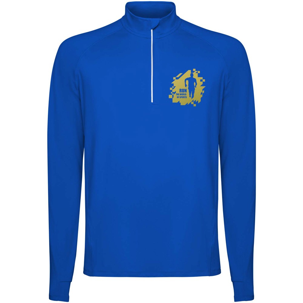 Estambul 200 g/m² herensweater met lange mouwen en halve rits