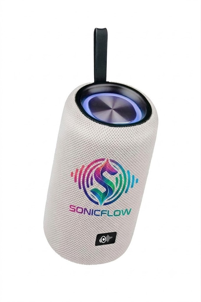 Bluetooth Speaker 16W with LED- Wit