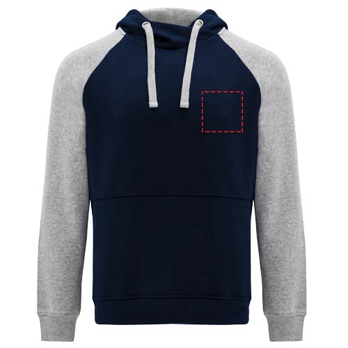 Badet 280 g/m² unisex tweekleurige hoodie