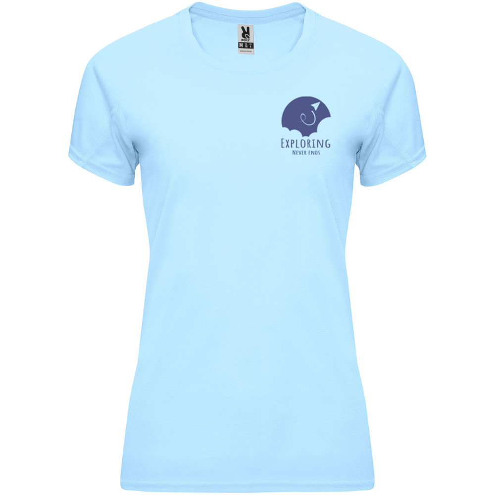 Bahrain 135 g/m² sportshirt met korte mouwen voor dames