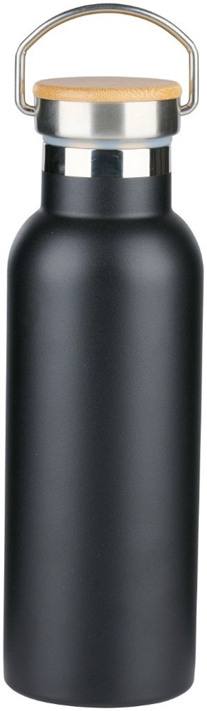 ALPINA Vacuum Bottle 500ml with Bamboo Lid- Black/White/Beige/Green