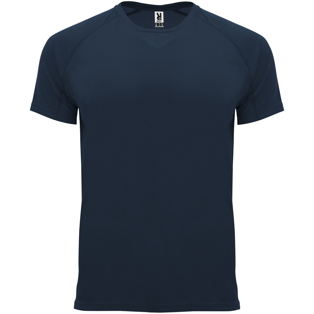 Bahrain 135 g/m² sportshirt met korte mouwen voor kinderen - Marineblauw