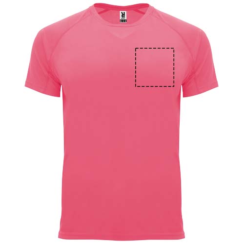 Bahrain 135 g/m² sportshirt met korte mouwen voor heren