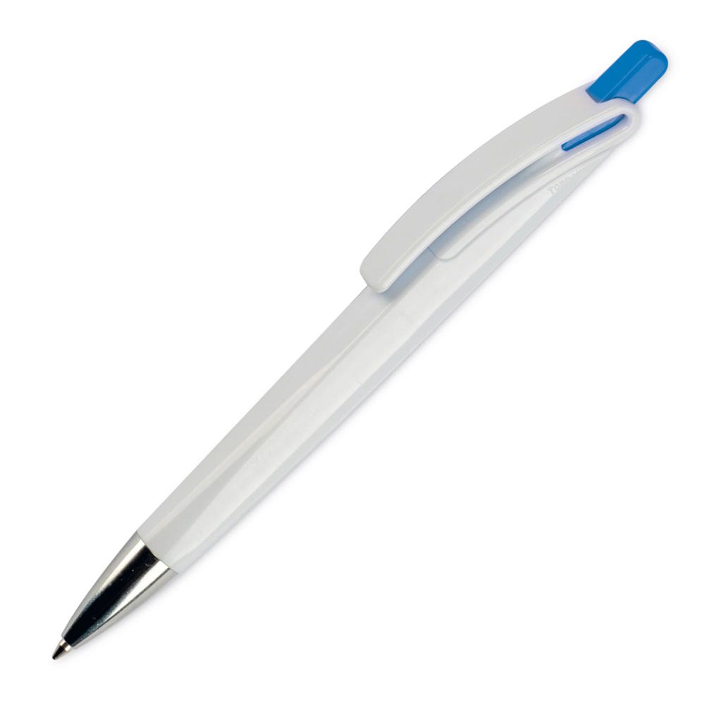 Balpen Riva hardcolour - Wit / Blauw