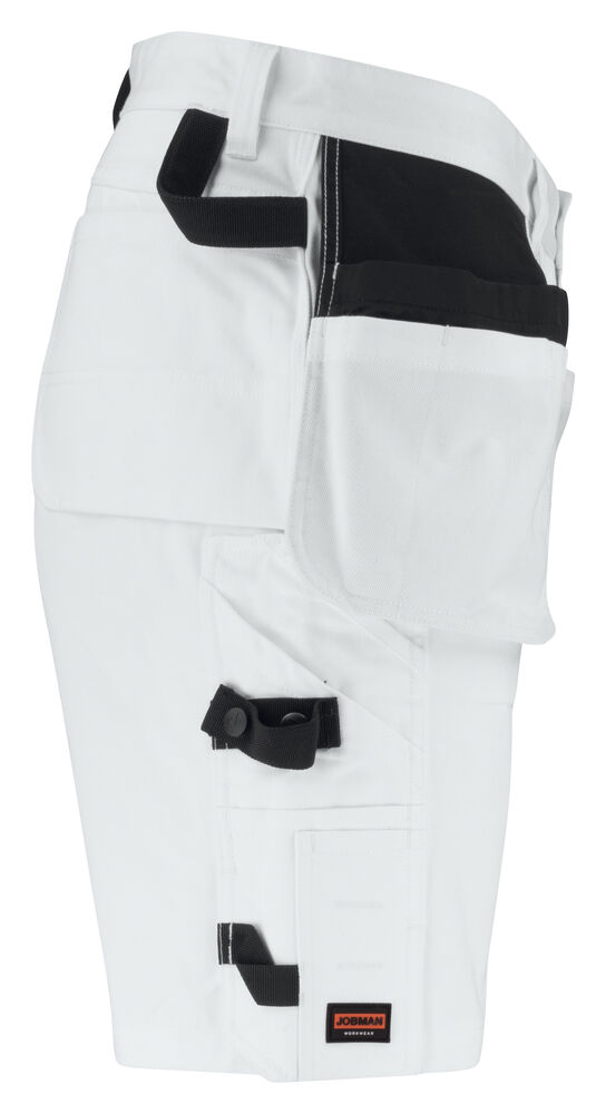 Jobman - 2132 Painters' Shorts Wit/Zwart C44