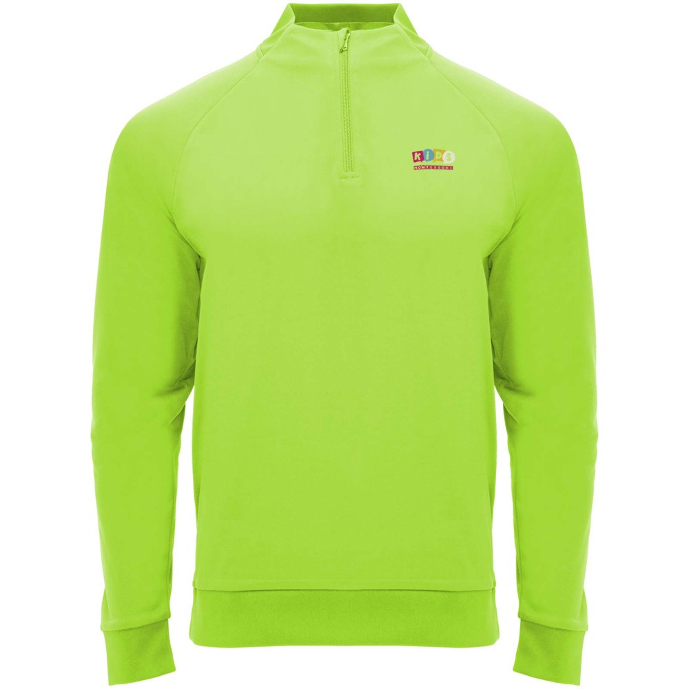 Epiro 200 g/m² sweatshirt met lange mouwen en kwartrits voor kinderen