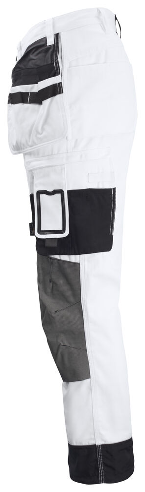 Jobman - 2171 Painters' Trousers Core Wit/Zwart 146