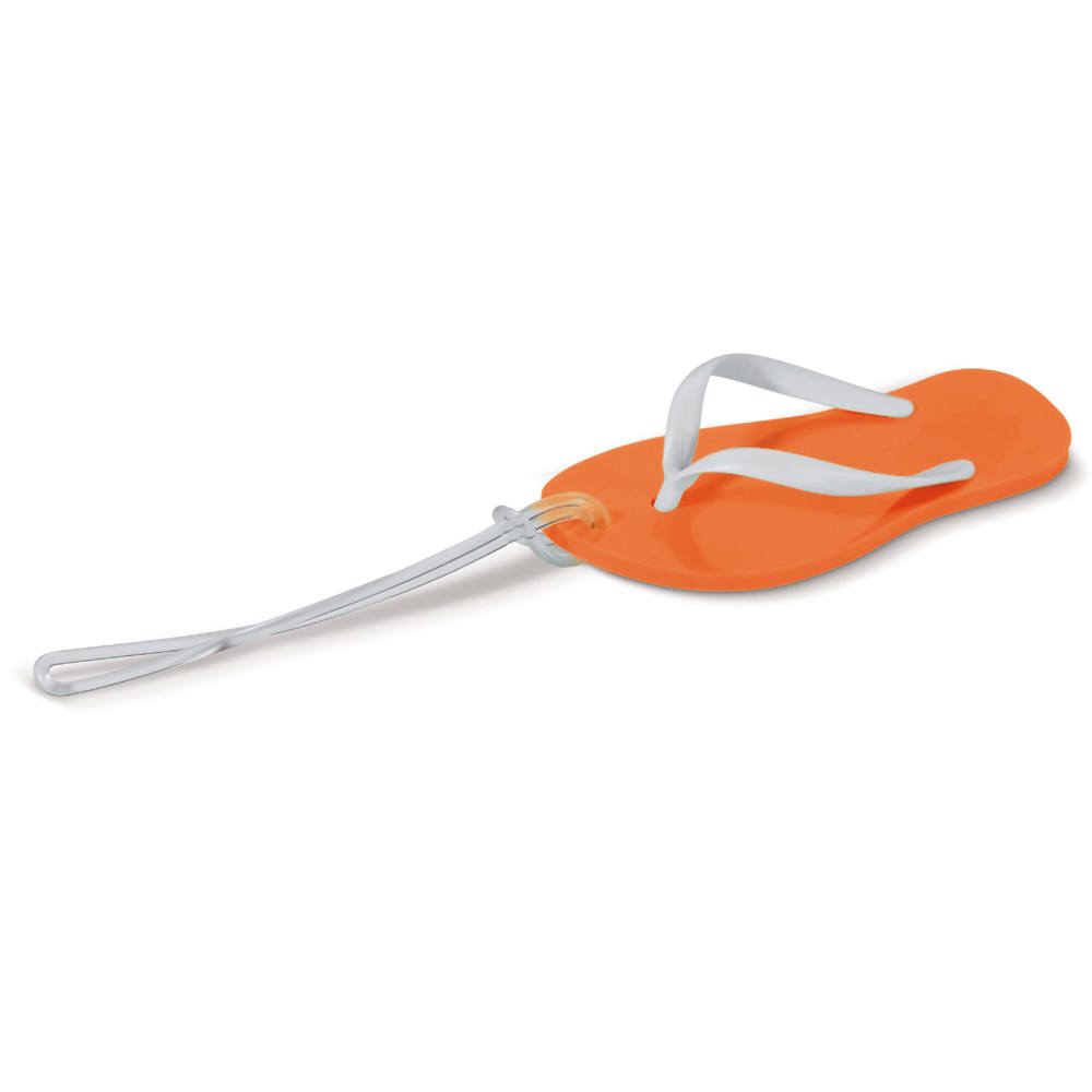 Bagagelabel slipper - Oranje