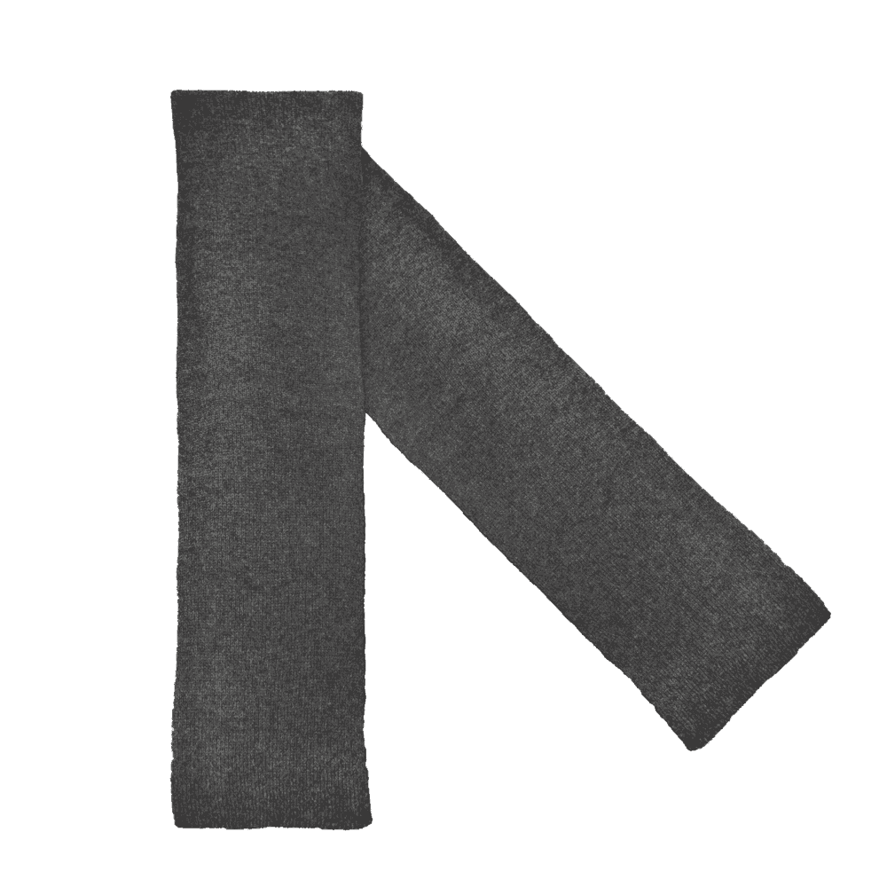 Nilton's Gebreide sjaal exclusief - Grijs melee (PMS 4287c) / Grijs melee