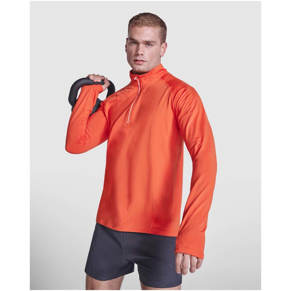Estambul 200 g/m² herensweater met lange mouwen en halve rits