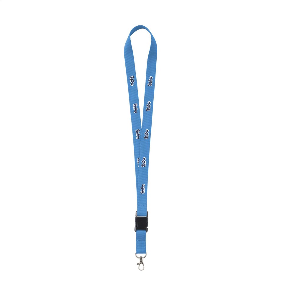 KeyCord 2 cm lanyard - lichtblauw (± PMS 3005)