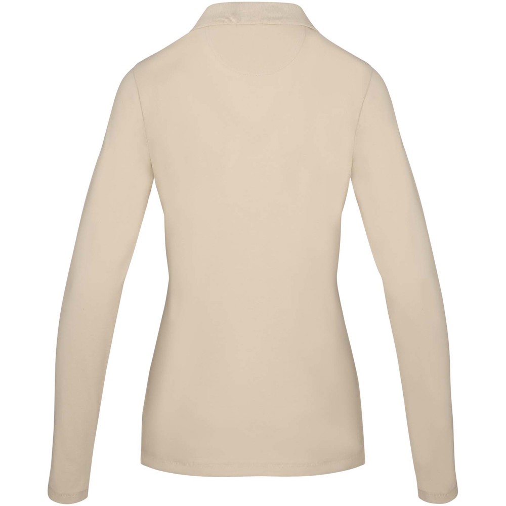 Calgary 180 g/m² damespolo met lange mouwen