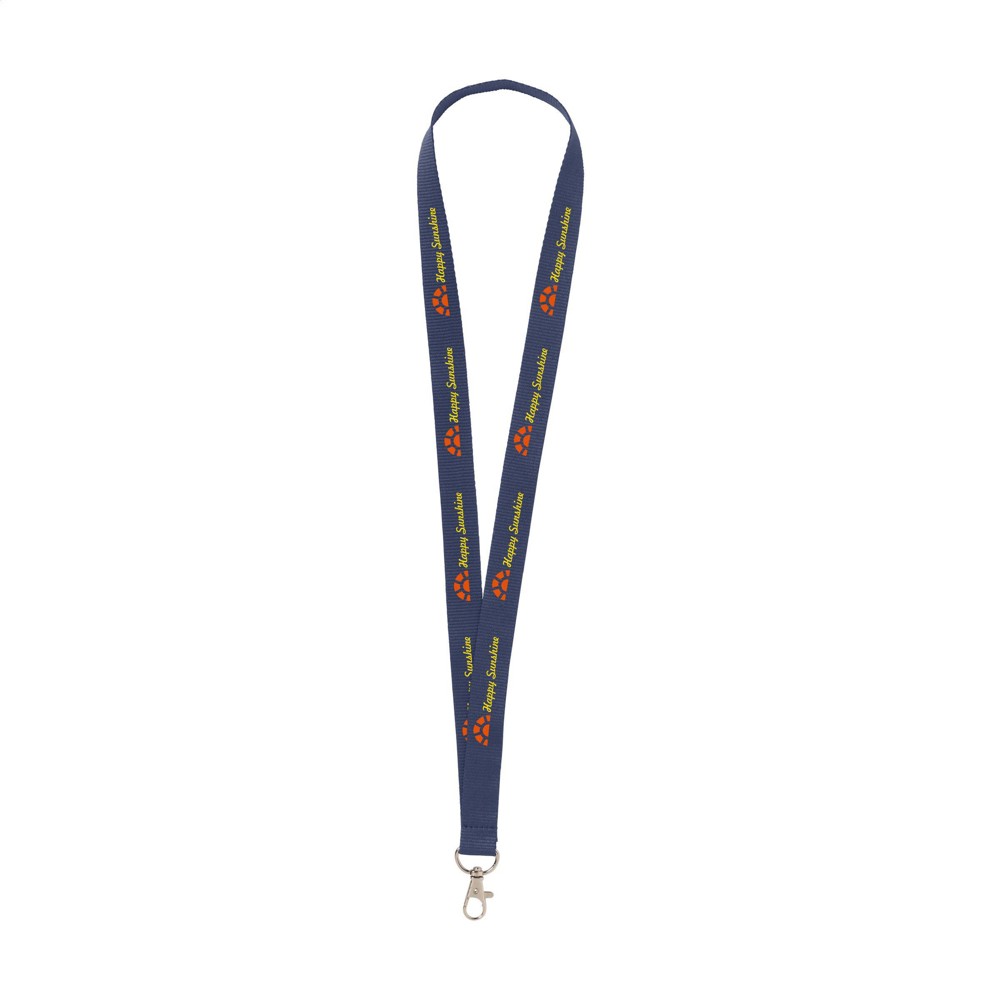 KeyCord Budget 2 cm lanyard - donkerblauw (± PMS 289)