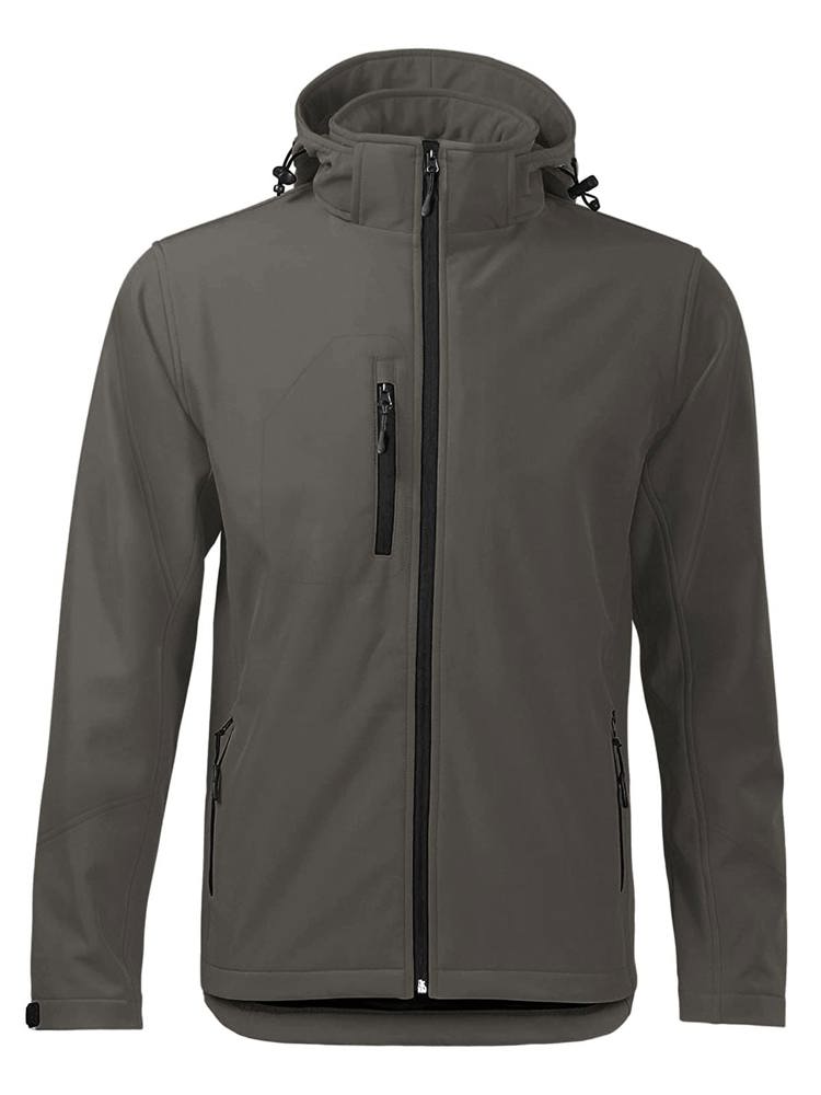 BS Storm dames softshell jas, 340 gr/m² - Donkergrijs (PMS 7540C)