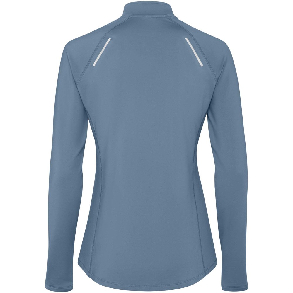 Estambul 200 g/m² damessweater met lange mouwen en halve rits