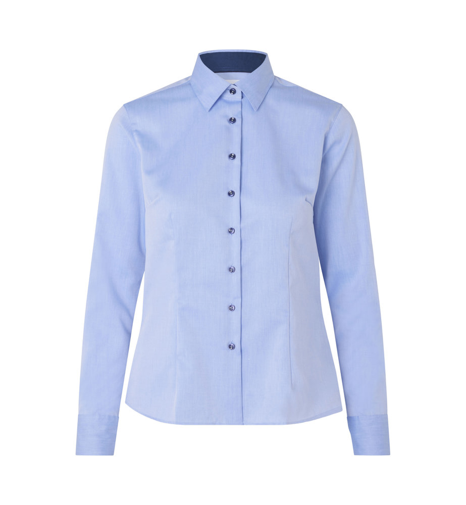SEVEN SEAS Fine Twill Contrast | modern | dames - Lichtblauw (C-700)