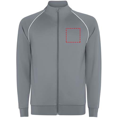 Valier herensweatshirt met doorlopende rits