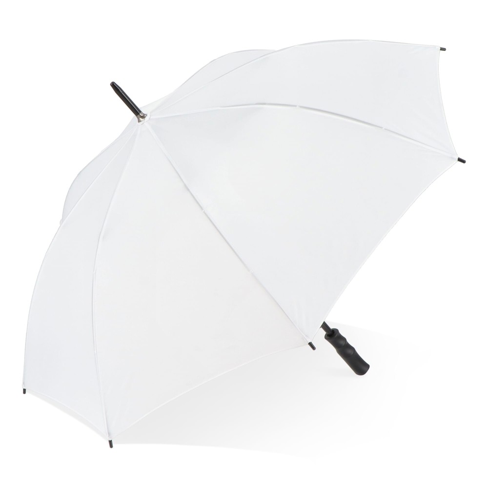 Bosco 190T Polyester 23" Stok paraplu Auto open - Wit