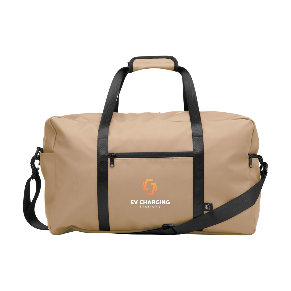 Lennon RCS Recycled Sports-/Travelbag - camel (± PMS 4665C)